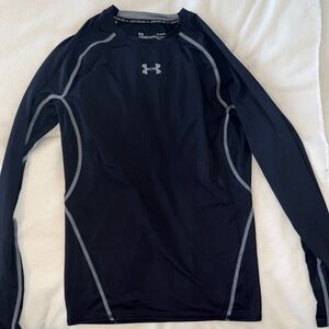 Under Armour Black and Gray Performance Top